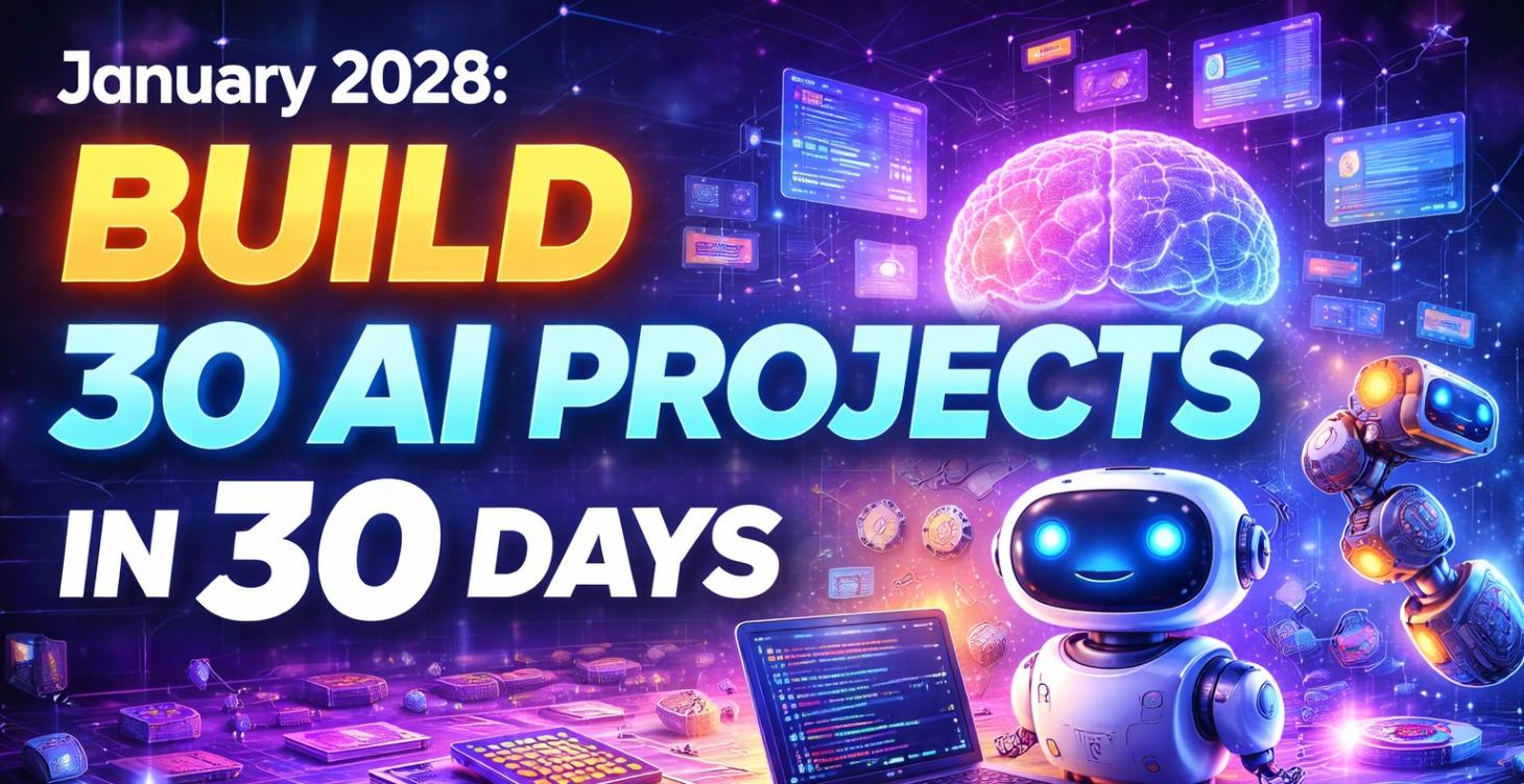 January 2026 Build 30 AI Projects in 30 Days