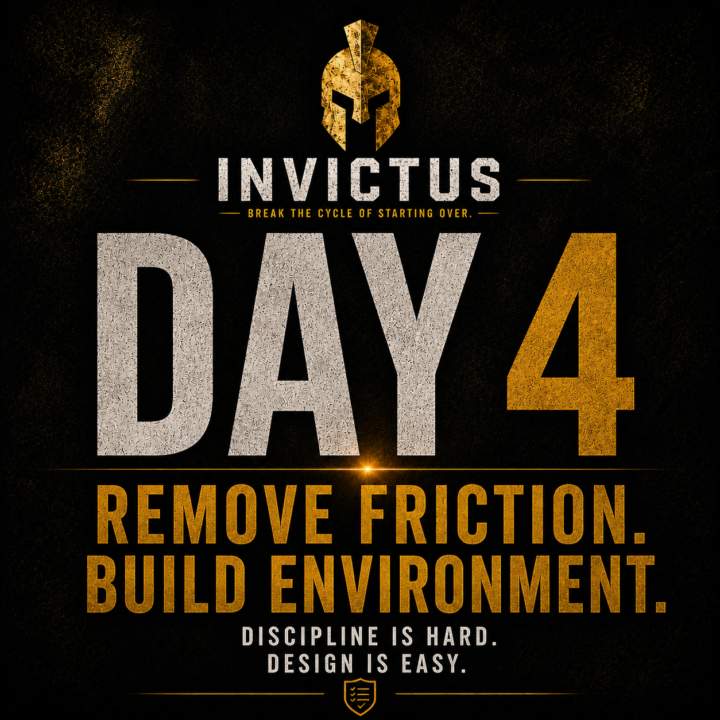 🛡️ DAY 4 — REMOVE FRICTION. BUILD ENVIRONMENT.