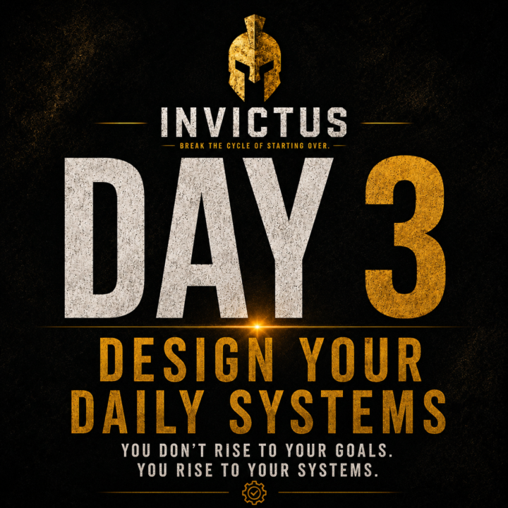 🛡️ DAY 3 — DESIGN YOUR DAILY SYSTEMS