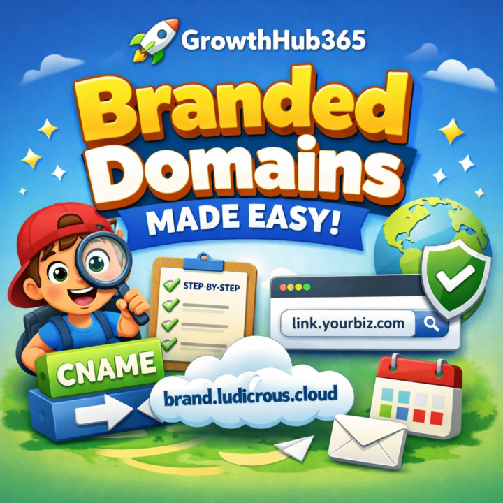 📘 GrowthHub365 Branded Domains    A Super Simple, Step-By-Step Guide