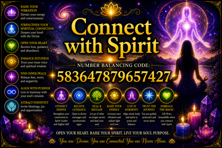Connect with Spirit - Number Balancing Frequency