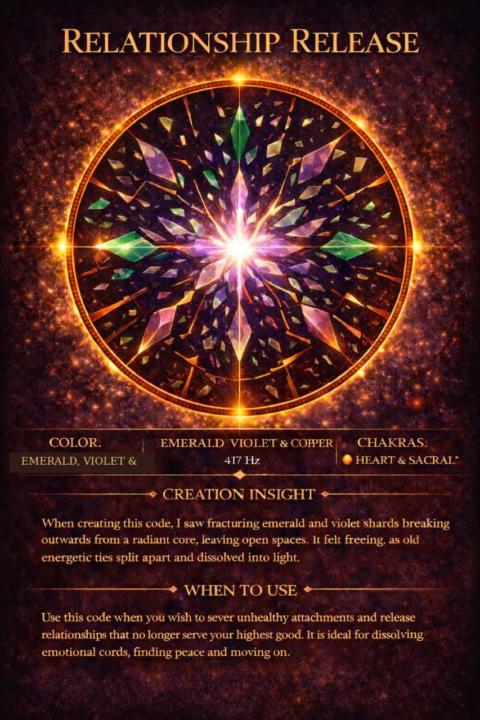 🙋‍♀️ Relationship Release 🙋‍♂️- Light Code Art Activation