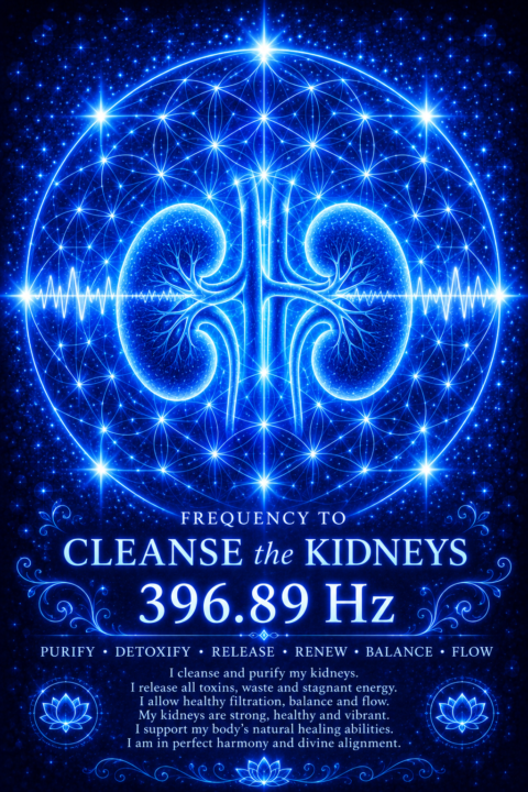 Kidneys Cleanse 396.89Hz - Light Code Art