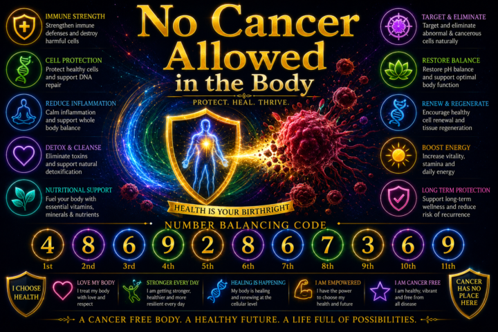 No Cancer Allowed in the Body - Number Balancing Frequency