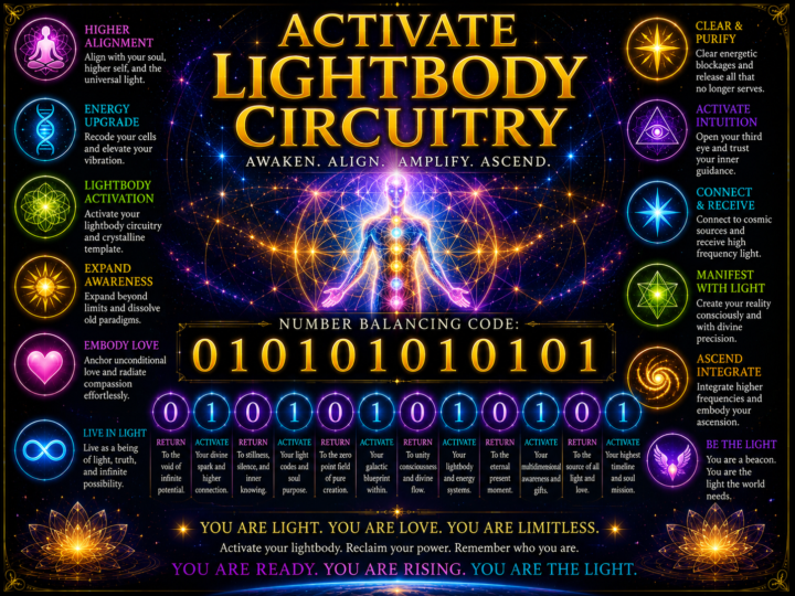 Activate Lightbody Circuitry - Number Balancing Frequency