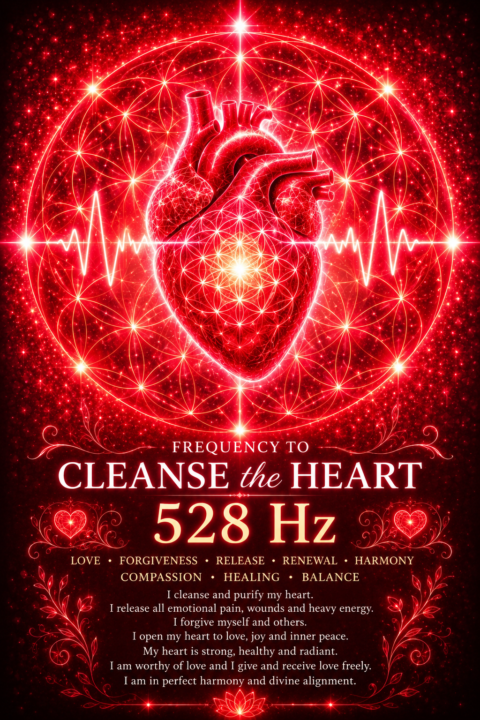 Cleanse the Heart 528 Hz - Light Code Art 💖💝
