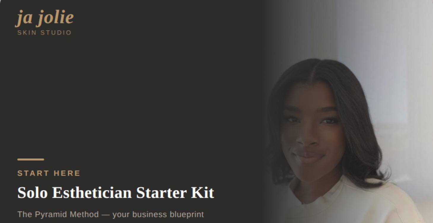 Start Here- Solo Esthetician Starter Kit