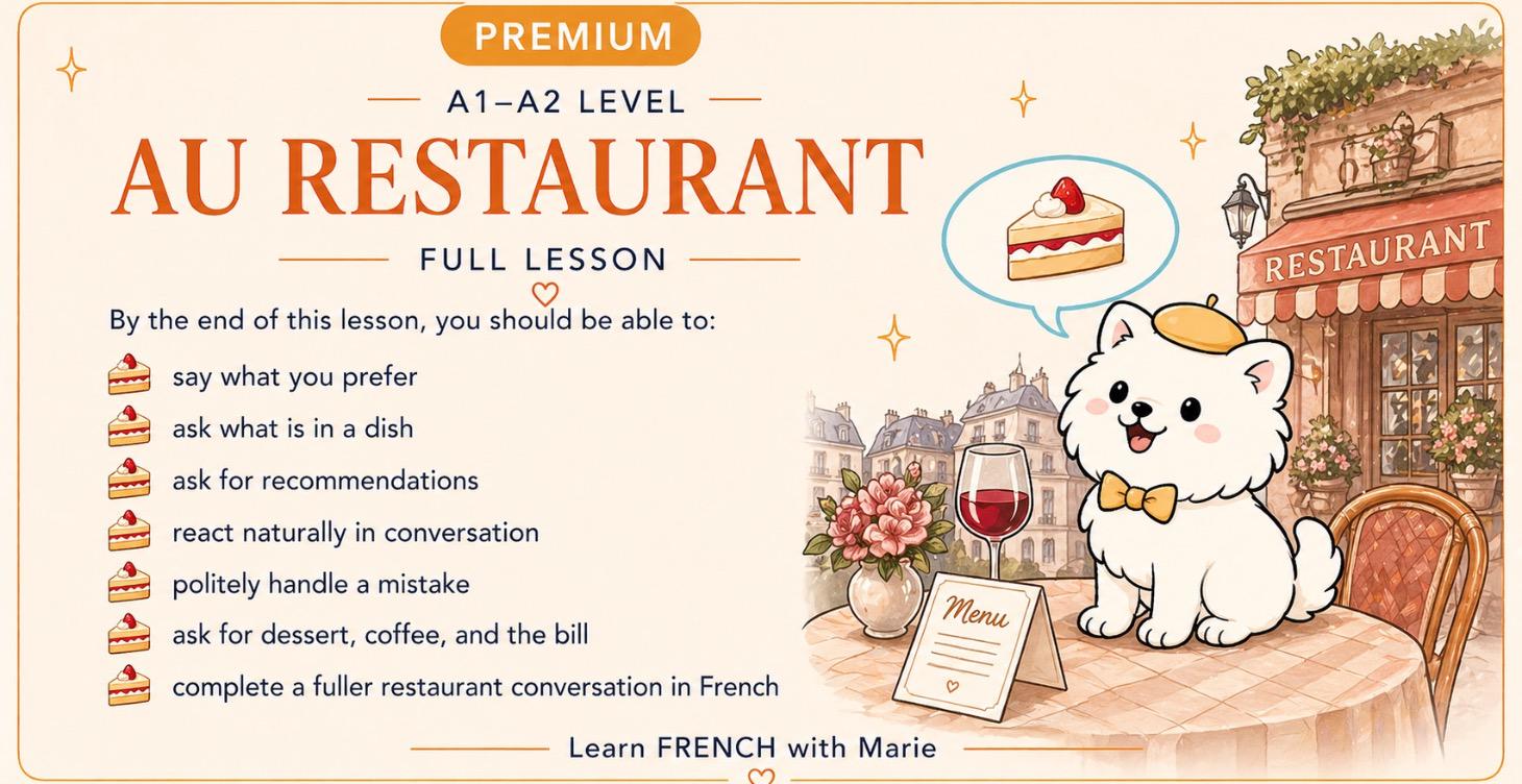 PREMIUM: AU RESTAURANT