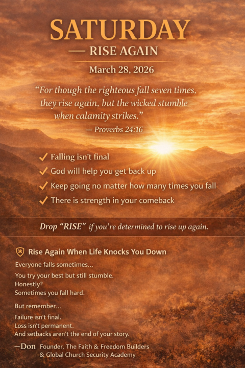 🙏 Rise Again