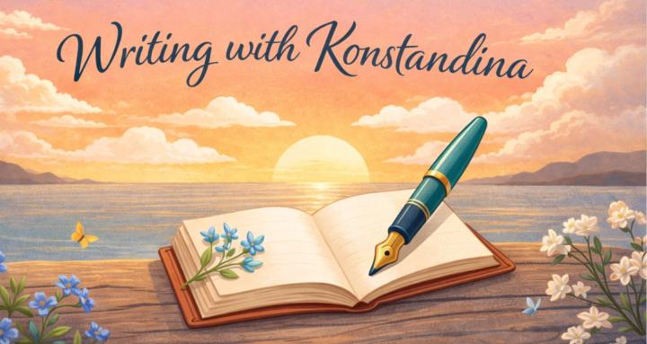 Writing with Konstandina