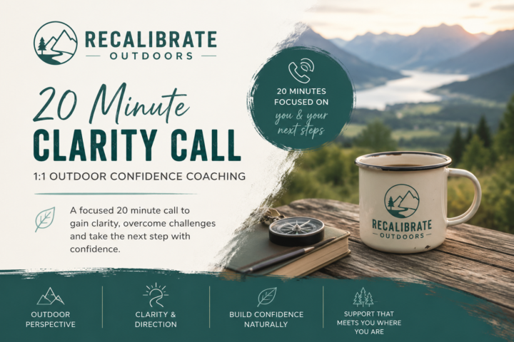 1-1 Coaching with me - Fresh Starts or First Steps Outdoor Confidence Coaching