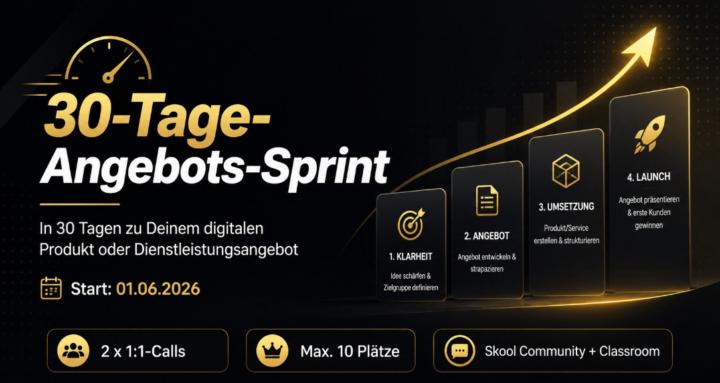 30-Tage-Angebots-Sprint