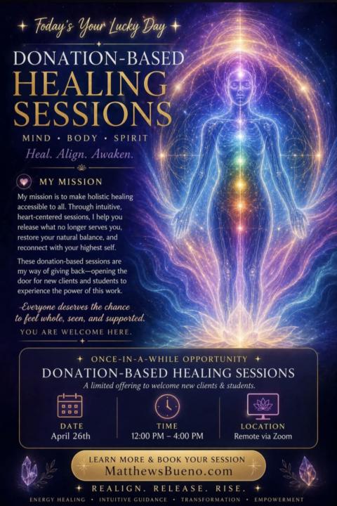 30 min Donation sessions