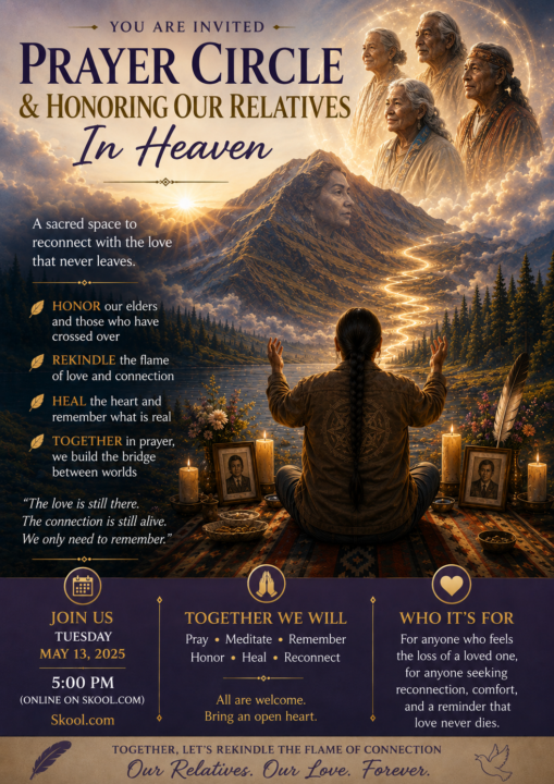 Prayer Circle and Honoring our Relatives