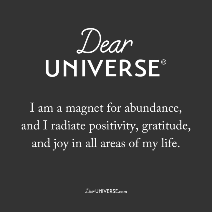 Dear Universe