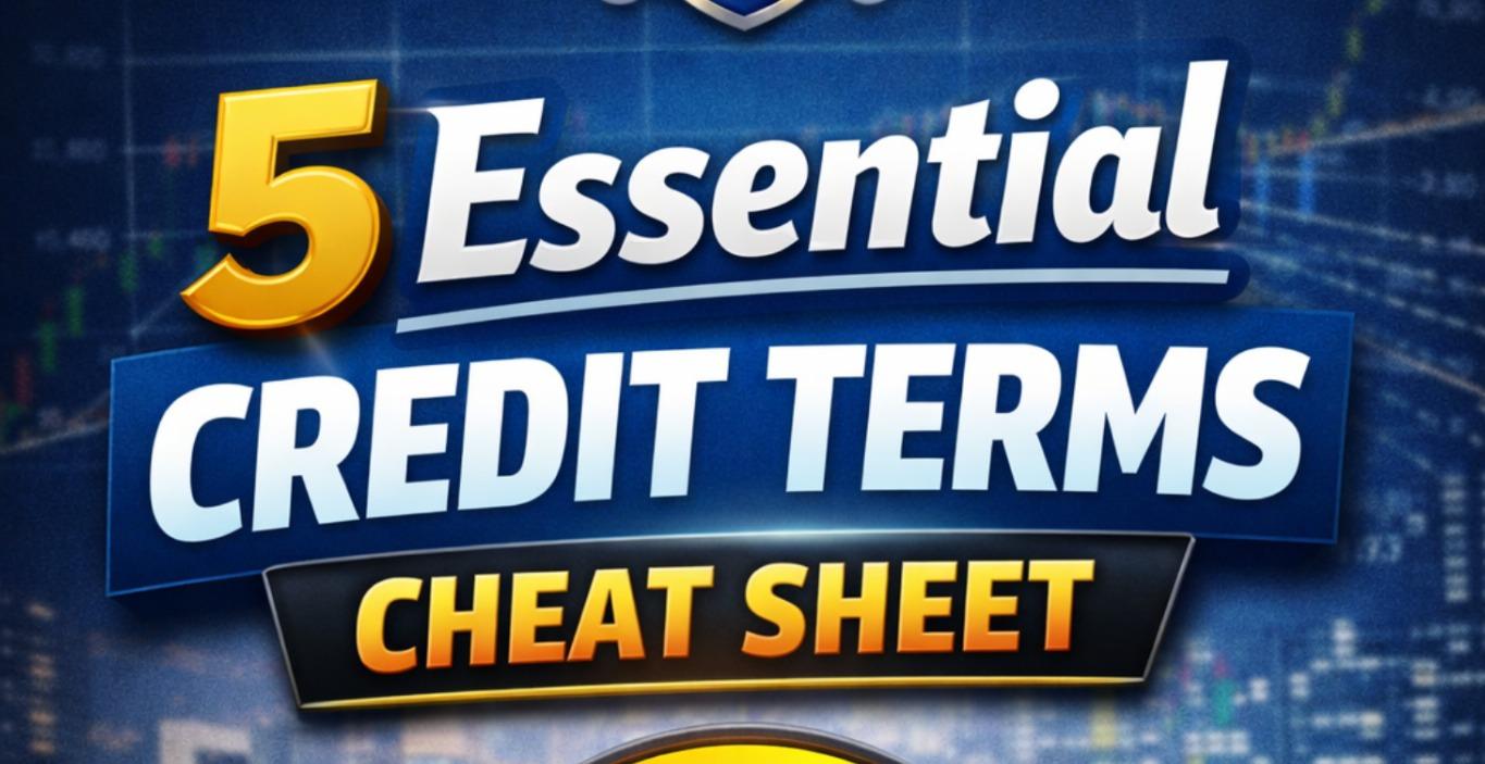 5 Essential Credit Terms Cheat Sheet