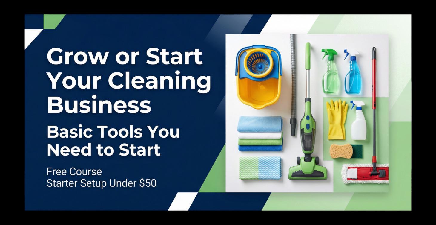 GROW OR START YOUR CLEANING BUSINESS
