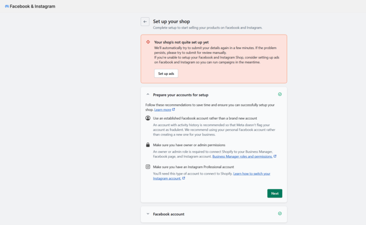 Facebook & Instagram