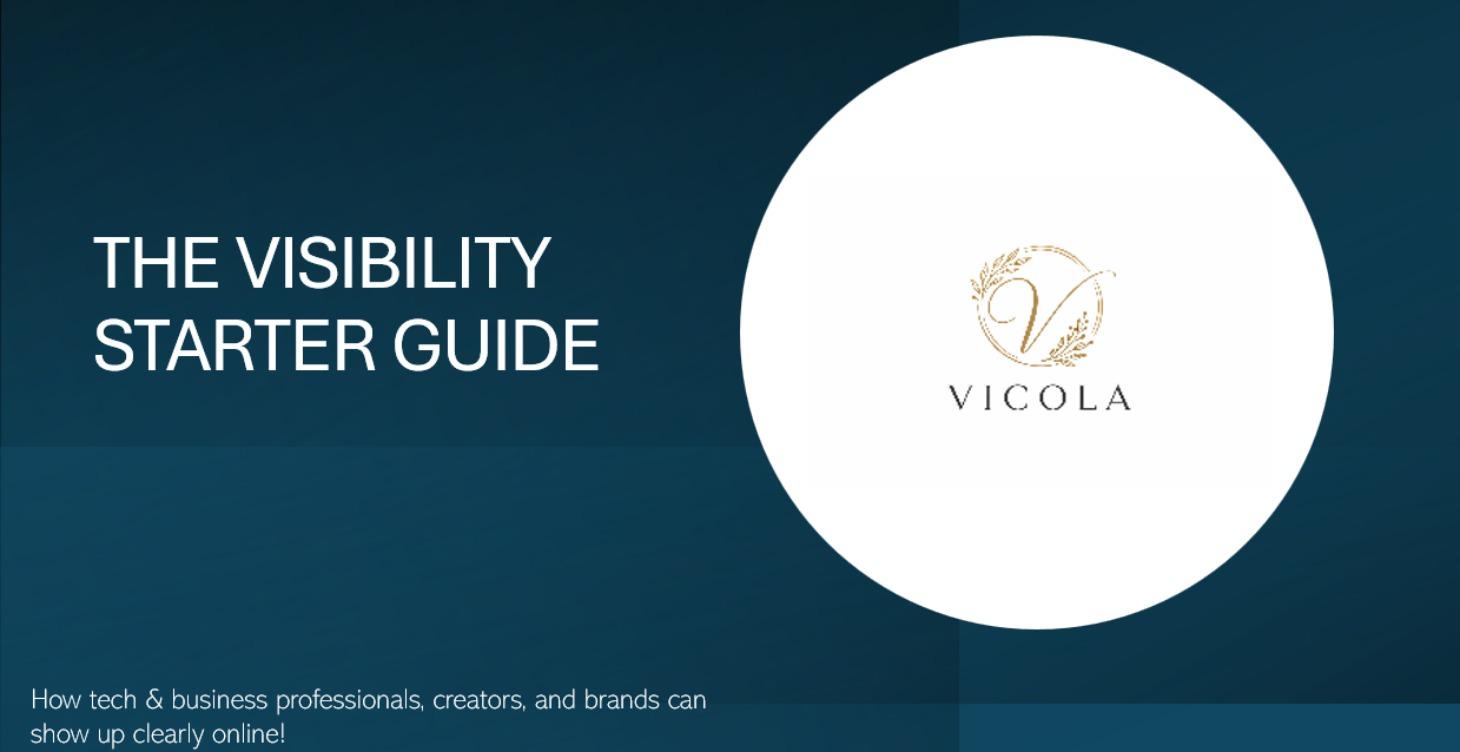 THE VISIBILITY STARTER GUIDE