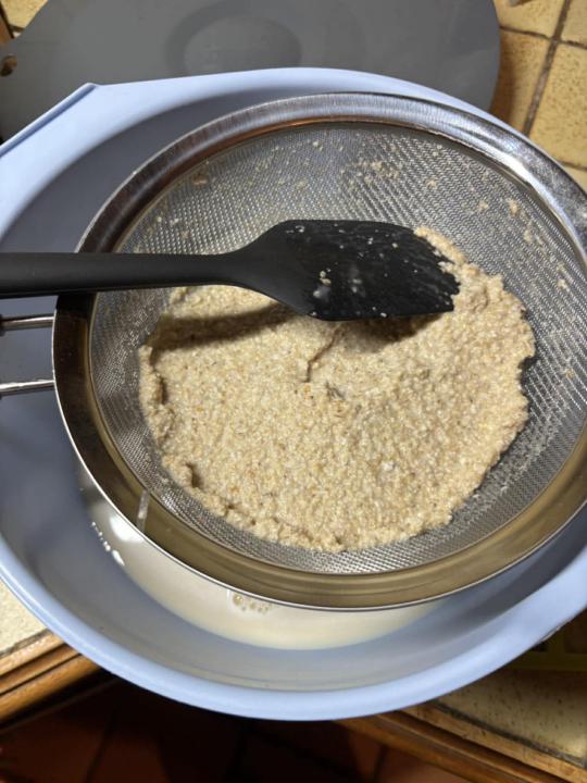 Lait d'avoine maison