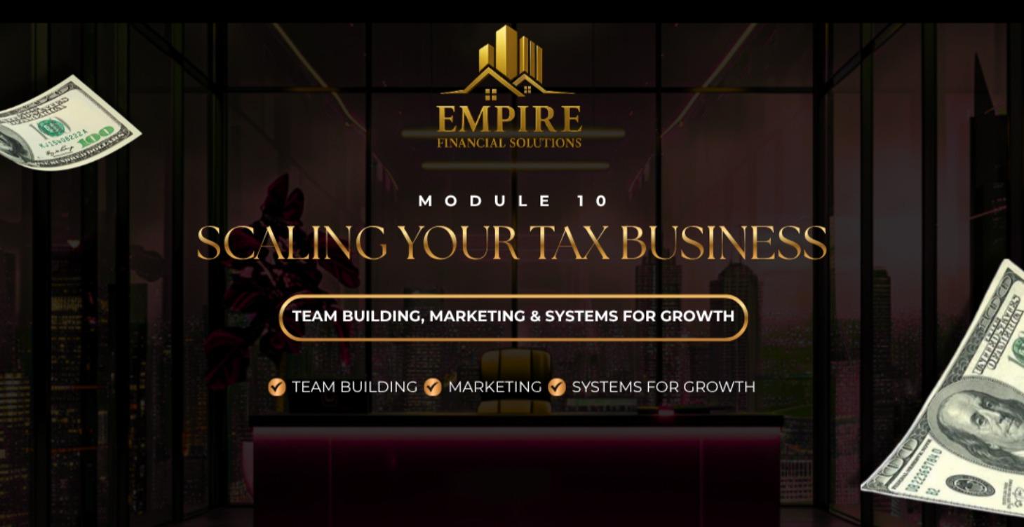 SCALING YOUR TAX BUSINESS
