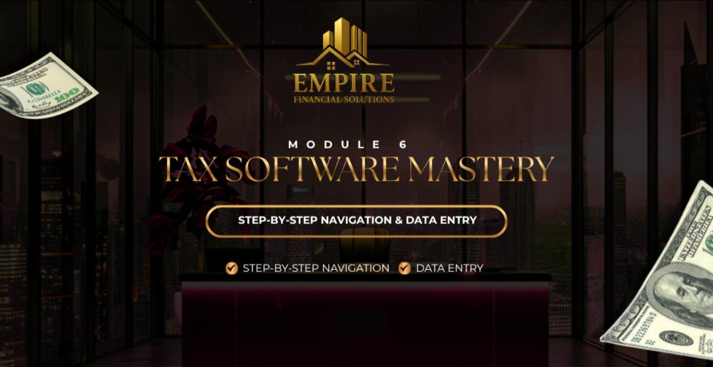 TAX SOFTWARE MASTERY