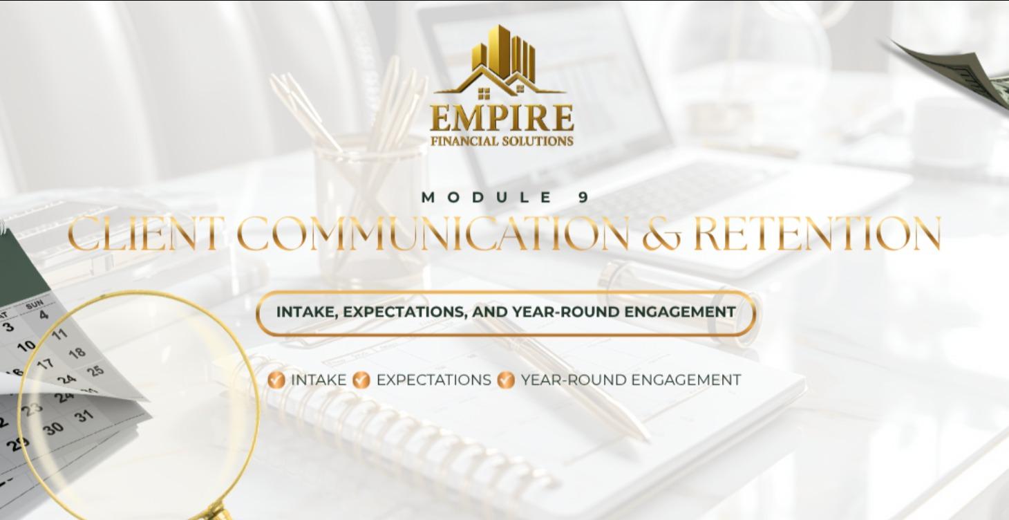 CLIENT COMMUNICATION & RETENTION