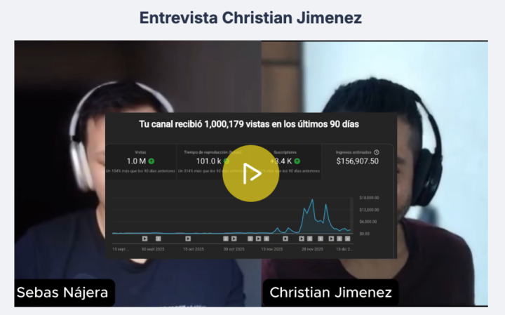 💰 De $200 a $7.3k/mes - Entrevista Christian Jiménez