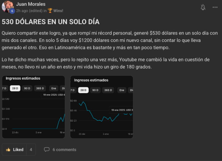 🏆Victorias en la Comunidad  ($1,200 en 5 días)