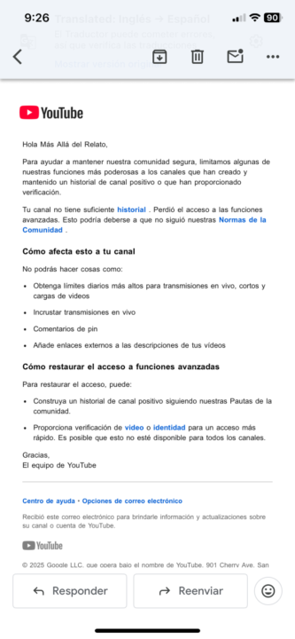 Infracción de las normas