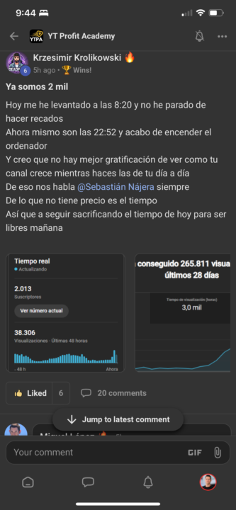 Pol subió primer video hace 23 días 
