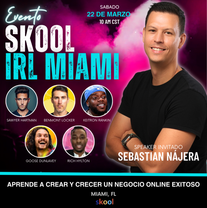 EVENTO EN VIVO EN MIAMI, FL