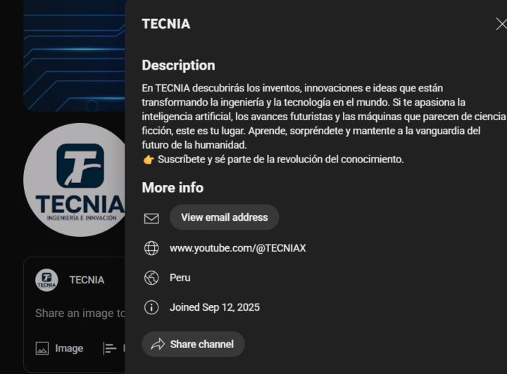 PUESTA EN MARCHA DE MI CANAL