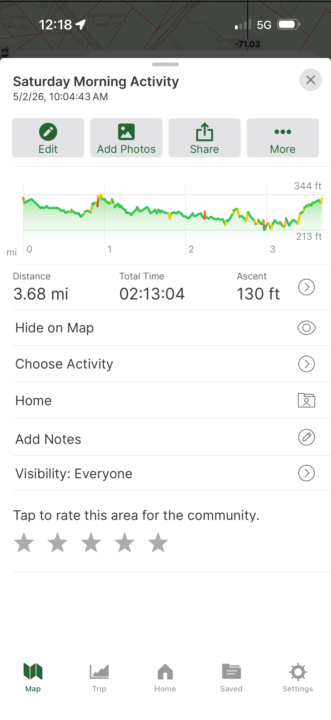 AAR: Saturday / Sunday Overnight 5/2 - 5/3 Personal Challenge