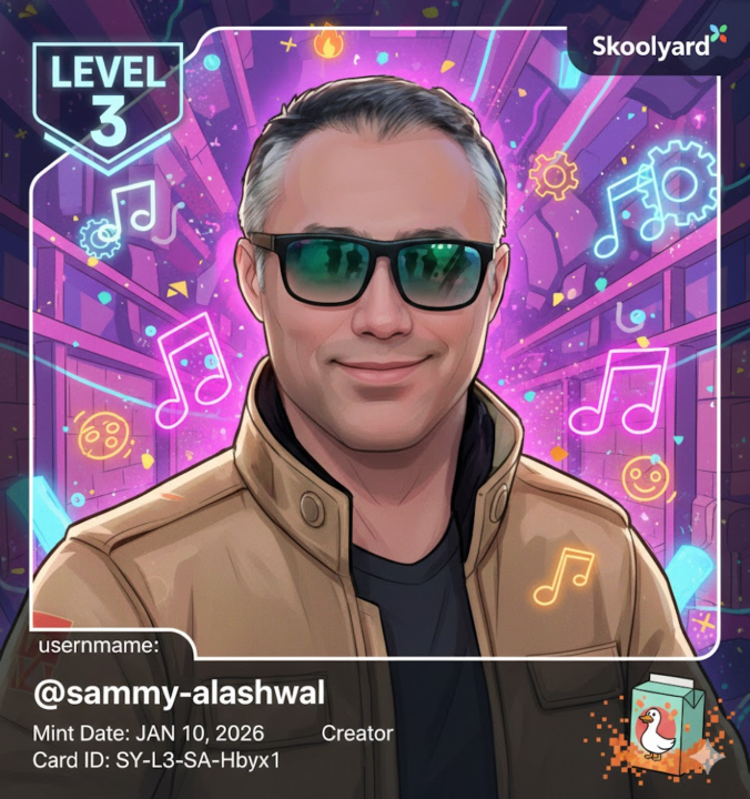 Congratulations on reaching Level 3 - Sammy Alashwal