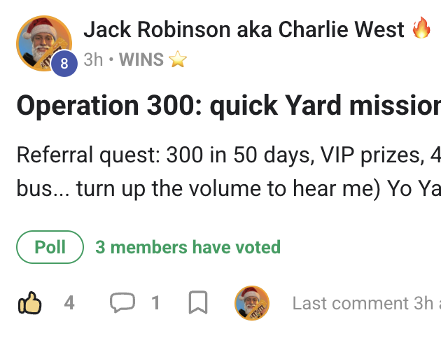 what don't we like about this post?