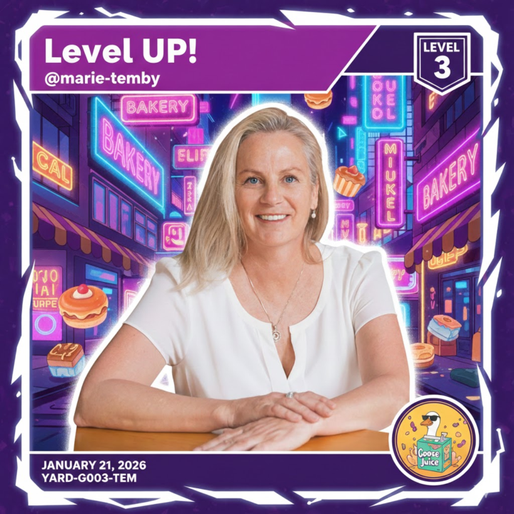 Congratulations Marie Temby - Level 3