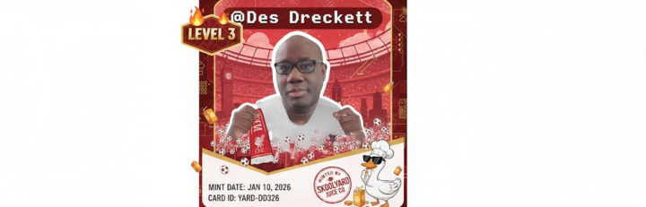 Congratulations Des Dreckett - Level 3