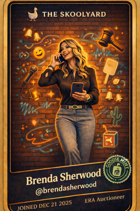 GOOSE MINT ALERT: Brenda Sherwood just pulled up 🪿🥤🙂