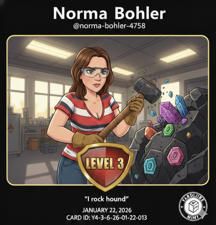 Congratulations Norma Bohler - Level 3