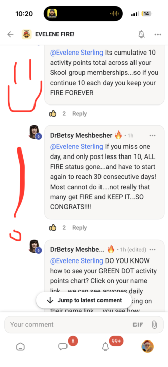 What does the 🔥 mean?