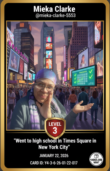 Congratulations Mieka Clarke- Level 3