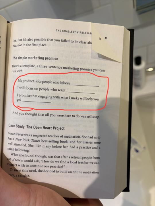 Drop your simple marketing promise