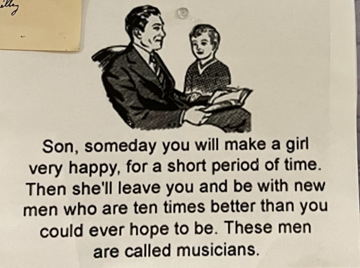 She left you for a guitar player 🎸 