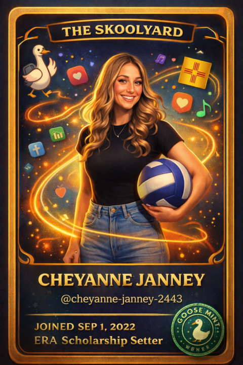 CHEYANNE JANNEY HAS ENTERED THE YARD 🪿🏐