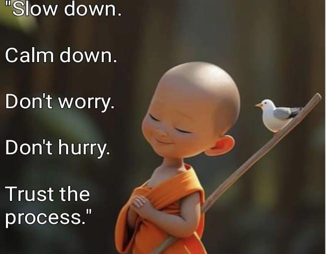 Slow down to Benefit 🙏🏻