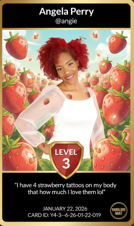 Congratulations to Angela Perry - Level 3