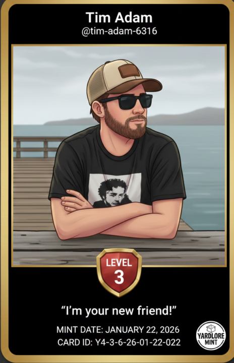 Level 3 - Congratulations Tim Adam