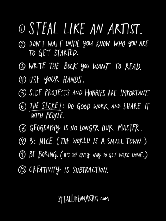 steal like an artist