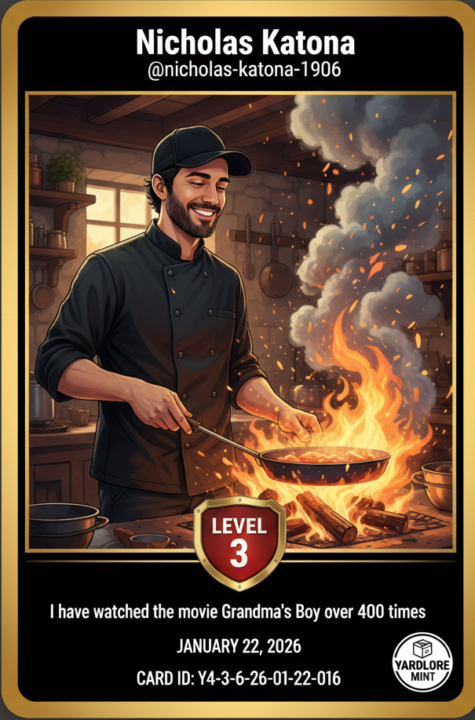 Level 3 - Congratulations Nicholas Katona